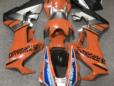 Orange Glänzend & Blau 2017-2023 Honda CBR1000RR Motorrad Verkleidungen