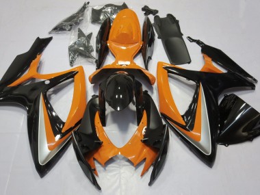 Orange Glänzend Ohne Abzeichen 2006-2007 Suzuki GSXR 600-750 Motorrad Verkleidungen