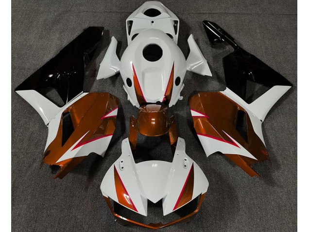 Orange Glänzend Weiß & Rot 2013-2023 Honda CBR600RR Motorrad Verkleidungen Orange Glänzend Weiß & Rot 2013-2023 Honda CBR600RR Motorrad Verkleidungen