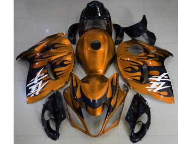 Orange Glänzend & Schwarz 2008-2020 Suzuki GSXR 1300 Motorrad Verkleidungen