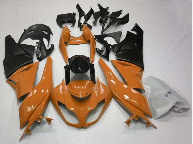 Orange Glänzend & Schwarz 2009-2012 Kawasaki ZX6R Motorrad Verkleidungen Orange Glänzend & Schwarz 2009-2012 Kawasaki ZX6R Motorrad Verkleidungen