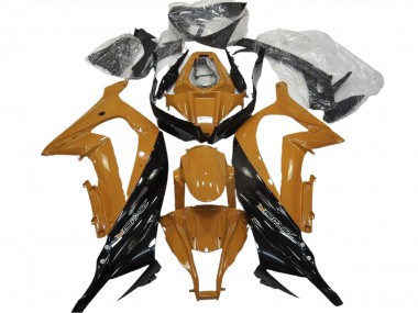 Orange Glänzend & Schwarz 2011-2015 Kawasaki ZX10R Motorrad Verkleidungen