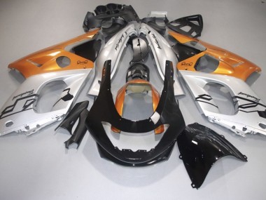 Orange Glänzend Silber & Schwarz 1998-2007 Yamaha YZF600 Motorrad Verkleidungen