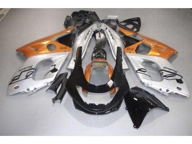 Orange Glänzend Silber & Schwarz 1998-2007 Yamaha YZF600 Motorrad Verkleidungen