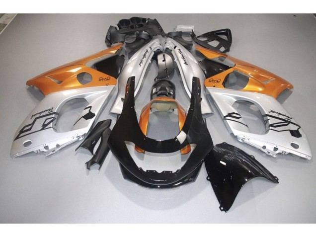 Orange Glänzend Silber & Schwarz 1998-2007 Yamaha YZF600 Motorrad Verkleidungen Orange Glänzend Silber & Schwarz 1998-2007 Yamaha YZF600 Motorrad Verkleidungen