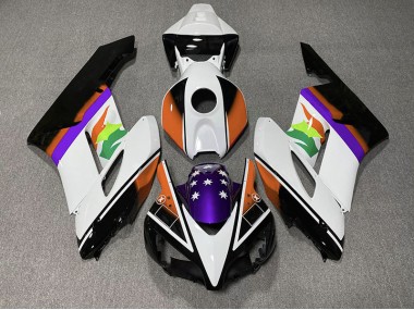 Orange & Lila Flagge 2004-2005 Honda CBR1000RR Motorrad Verkleidungen