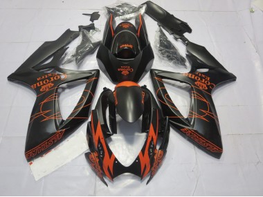 Orange Matt 2006-2007 Suzuki GSXR 600-750 Motorrad Verkleidungen