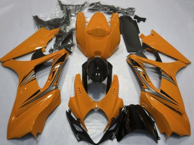 Orange OEM Stil 2007-2008 Suzuki GSXR 1000 Motorrad Verkleidungen