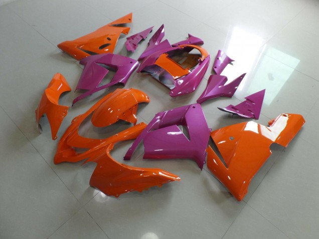Orange Pink 2004-2005 Kawasaki ZX10R Motorrad Verkleidungen Orange Pink 2004-2005 Kawasaki ZX10R Motorrad Verkleidungen