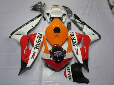 Orange Repsol 2006-2007 Honda CBR1000RR Motorrad Verkleidungen