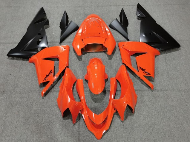 Orange-Schwarz 2004-2005 Kawasaki ZX10R Motorrad Verkleidungen Orange-Schwarz 2004-2005 Kawasaki ZX10R Motorrad Verkleidungen