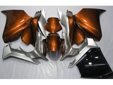 Orange & Silber 2010-2013 Honda VFR1200 Motorrad Verkleidungen