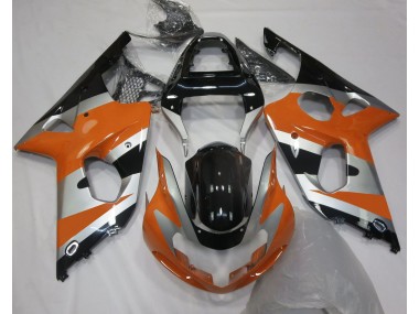 Orange Silber OEM Stil 2000-2002 Suzuki GSXR 1000 Motorrad Verkleidungen