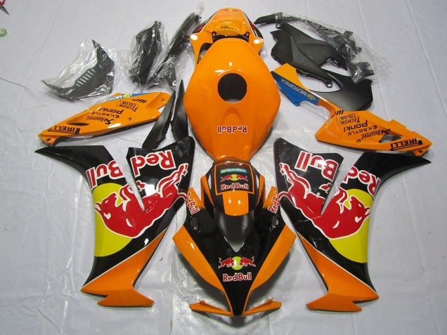 Orangerot Bull 2012-2016 Honda CBR1000RR Motorrad Verkleidungen Orangerot Bull 2012-2016 Honda CBR1000RR Motorrad Verkleidungen