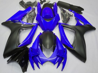 Ozeanblau 2006-2007 Suzuki GSXR 600-750 Motorrad Verkleidungen
