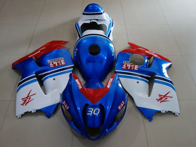 Ozeanblau & Logos 1997-2007 Suzuki GSXR 1300 Motorrad Verkleidungen Ozeanblau & Logos 1997-2007 Suzuki GSXR 1300 Motorrad Verkleidungen