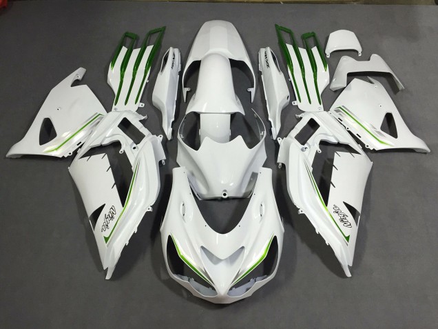Perlweiß & Custom 2012-2021 Kawasaki ZX14R Motorrad Verkleidungen Perlweiß & Custom 2012-2021 Kawasaki ZX14R Motorrad Verkleidungen