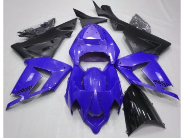 Perlblau & Schwarz 2004-2005 Kawasaki ZX10R Motorrad Verkleidungen