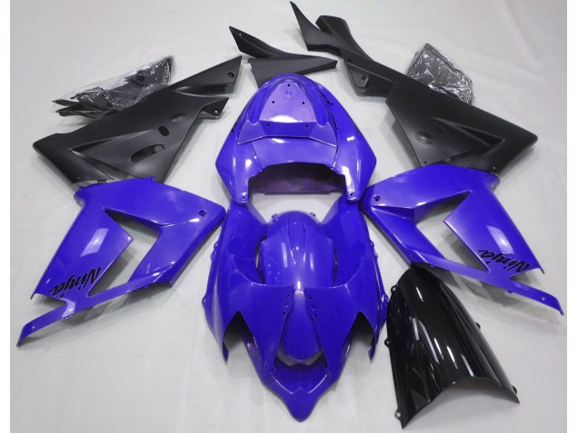 Perlblau & Schwarz 2004-2005 Kawasaki ZX10R Motorrad Verkleidungen Perlblau & Schwarz 2004-2005 Kawasaki ZX10R Motorrad Verkleidungen