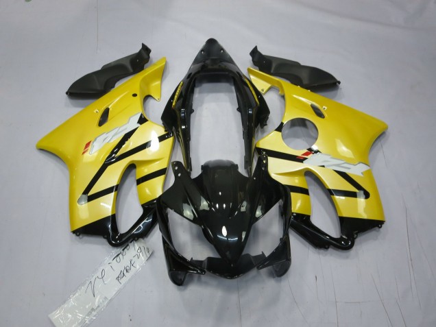 Perlgelb Glänzendes Schwarz 2004-2007 Honda CBR600 F4i Motorrad Verkleidungen Perlgelb Glänzendes Schwarz 2004-2007 Honda CBR600 F4i Motorrad Verkleidungen