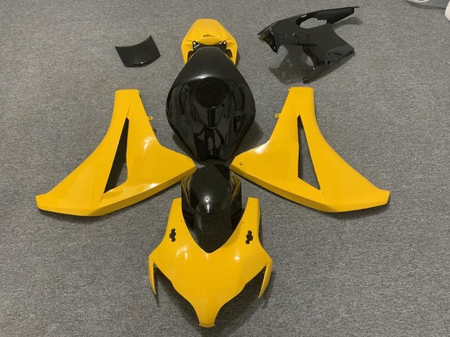 Perlgelb & Schwarz 2008-2011 Honda CBR1000RR Motorrad Verkleidungen Perlgelb & Schwarz 2008-2011 Honda CBR1000RR Motorrad Verkleidungen