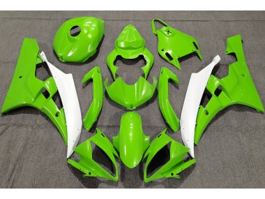 Perlgrün 2006-2007 Yamaha R6 Motorrad Verkleidungen