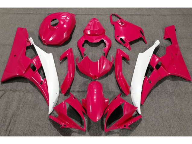 Perlrot 2006-2007 Yamaha R6 Motorrad Verkleidungen Perlrot 2006-2007 Yamaha R6 Motorrad Verkleidungen