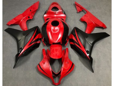 Perlrot & Schwarz 2007-2008 Honda CBR600RR Motorrad Verkleidungen