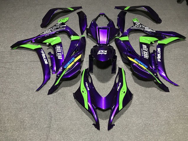 Perlviolett Trickstar 2016-2019 Kawasaki ZX10R Motorrad Verkleidungen Perlviolett Trickstar 2016-2019 Kawasaki ZX10R Motorrad Verkleidungen