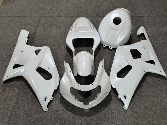 Perlweiss 2001-2003 Suzuki GSXR 600-750 Motorrad Verkleidungen Perlweiss 2001-2003 Suzuki GSXR 600-750 Motorrad Verkleidungen