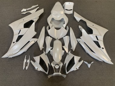 Perlweiss 2006-2007 Yamaha R6 Motorrad Verkleidungen