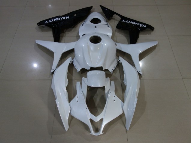 Perlweiss 2007-2008 Honda CBR600RR Motorrad Verkleidungen Perlweiss 2007-2008 Honda CBR600RR Motorrad Verkleidungen