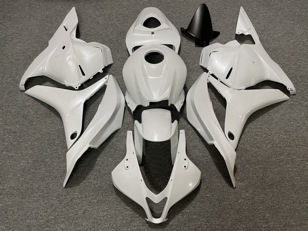 Perlweiss 2009-2012 Honda CBR600RR Motorrad Verkleidungen Perlweiss 2009-2012 Honda CBR600RR Motorrad Verkleidungen