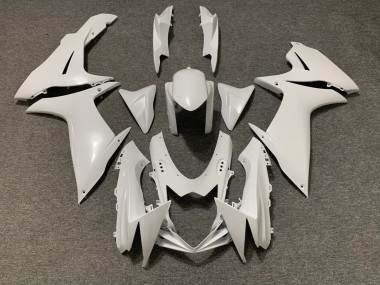 Perlweiss 2011-2024 Suzuki GSXR 600-750 Motorrad Verkleidungen