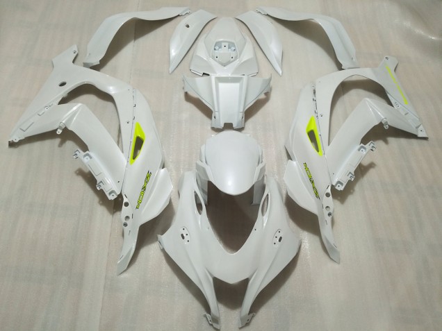 Perlweiss 2016-2019 Kawasaki ZX10R Motorrad Verkleidungen Perlweiss 2016-2019 Kawasaki ZX10R Motorrad Verkleidungen