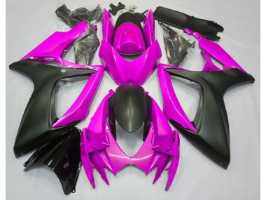 Pink 2006-2007 Suzuki GSXR 600-750 Motorrad Verkleidungen