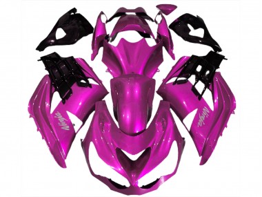 Pink 2012-2021 Kawasaki ZX14R Motorrad Verkleidungen