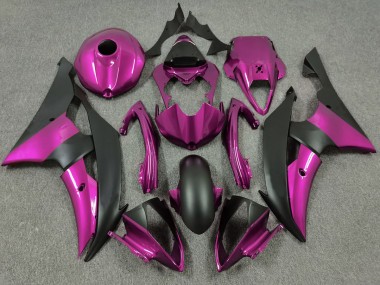 Pink & Matt Schwarz 2008-2016 Yamaha R6 Motorrad Verkleidungen