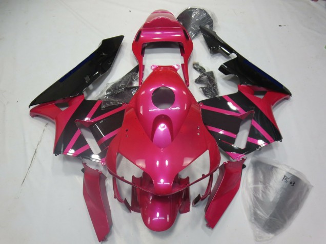 Pink & Schwarz 2003-2004 Honda CBR600RR Motorrad Verkleidungen Pink & Schwarz 2003-2004 Honda CBR600RR Motorrad Verkleidungen