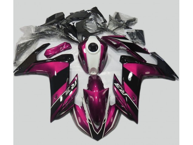Pink & Schwarz Glänzend 2015-2018 Yamaha R3 Motorrad Verkleidungen Pink & Schwarz Glänzend 2015-2018 Yamaha R3 Motorrad Verkleidungen
