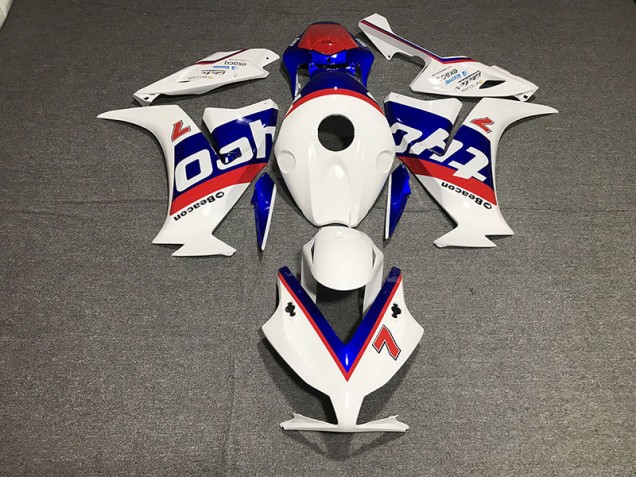 Racing-Design Weiß 2012-2016 Honda CBR1000RR Motorrad Verkleidungen Racing-Design Weiß 2012-2016 Honda CBR1000RR Motorrad Verkleidungen