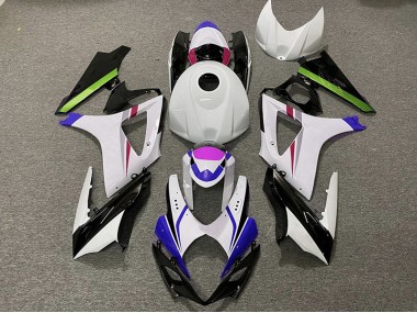 Rennfarben 2 2007-2008 Suzuki GSXR 1000 Motorrad Verkleidungen