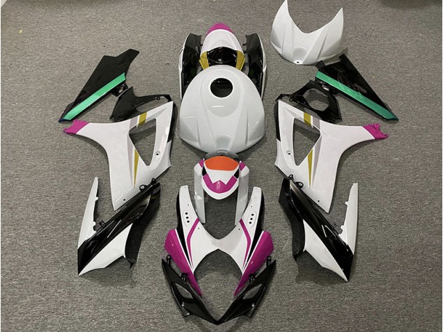Rennfarben 3 2007-2008 Suzuki GSXR 1000 Motorrad Verkleidungen Rennfarben 3 2007-2008 Suzuki GSXR 1000 Motorrad Verkleidungen