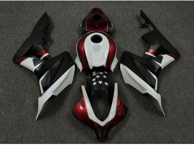 Rennrot & Schwarz 2009-2012 Honda CBR600RR Motorrad Verkleidungen