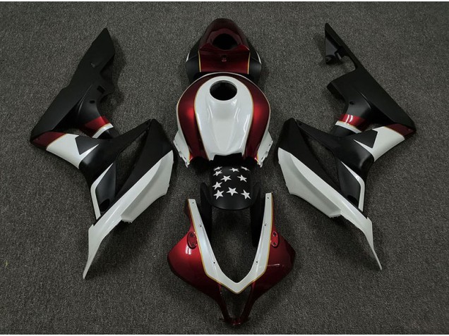 Rennrot & Schwarz 2009-2012 Honda CBR600RR Motorrad Verkleidungen