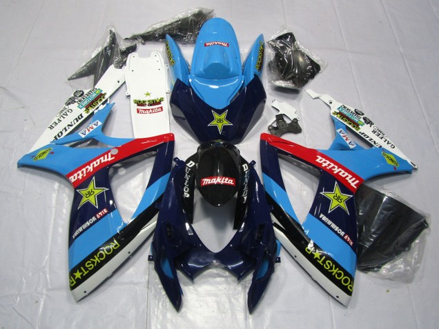 Rockstar 2006-2007 Suzuki GSXR 600-750 Motorrad Verkleidungen Rockstar 2006-2007 Suzuki GSXR 600-750 Motorrad Verkleidungen