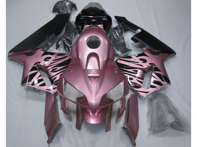 Rosa Flamme 2005-2006 Honda CBR600RR Motorrad Verkleidungen Rosa Flamme 2005-2006 Honda CBR600RR Motorrad Verkleidungen