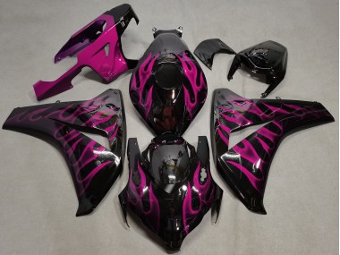 Rosa Flamme 2008-2011 Honda CBR1000RR Motorrad Verkleidungen
