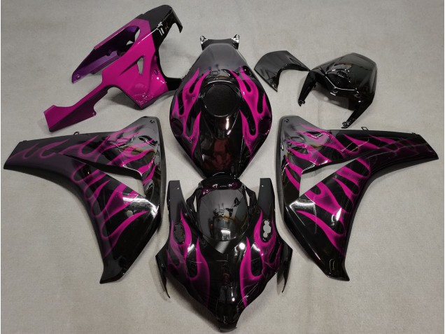 Rosa Flamme 2008-2011 Honda CBR1000RR Motorrad Verkleidungen Rosa Flamme 2008-2011 Honda CBR1000RR Motorrad Verkleidungen