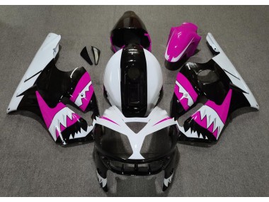 Rosa Hai 2002-2005 Kawasaki ZX12R Motorrad Verkleidungen